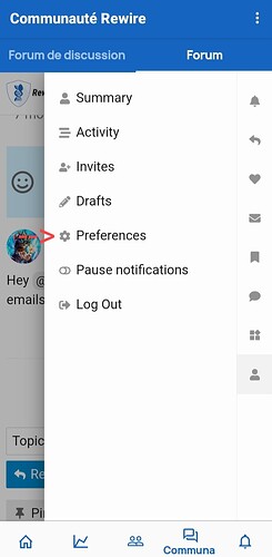 Go to Preferences