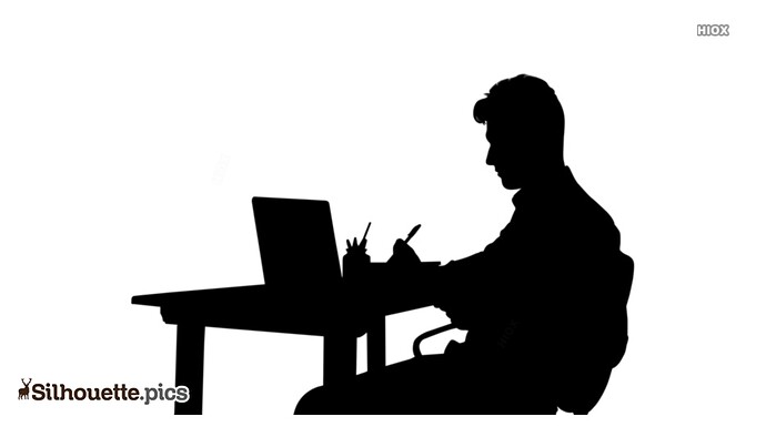 man-writing-silhouette-vector-52650-139650