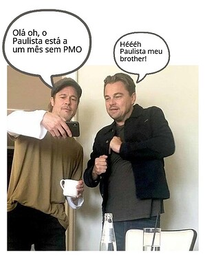 Brad Pitt and Leonardo DiCaprio Taking Selfie 21042021124612