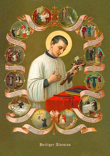 Saint of the Day – 21 June – St Aloysius de Gonzaga S_J. (1568-1591)