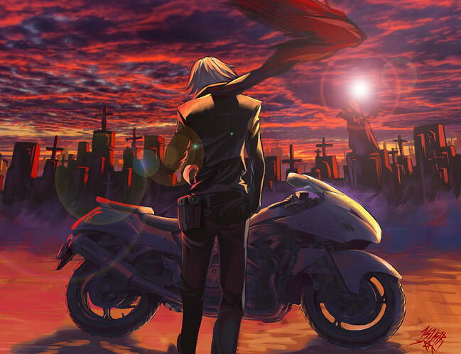 guy-anime-bike-art-wallpaper