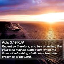 Acts 3_19 kjv
