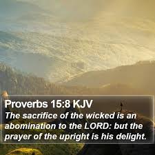 Proverbs 15_8 kjv