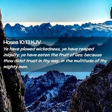 Hosea 10-13 kjv
