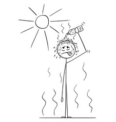 cartoon-of-man-in-hot-summer-pouring-water-from-vector-21544716